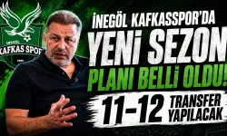 İnegöl Kafkasspor’da Yeni Sezon Planı Belli Oldu! Başkan Açıkladı 11-12 Transfer Yapılacak