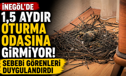 İnegöl'de 1,5 Aydır Oturma Odasına Girmiyor! Sebebi Görenleri Duygulandırdı
