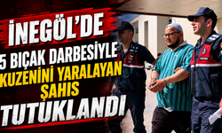 İnegöl'de 5 bıçak darbesiyle kuzenini yaralayan şahıs tutuklandı