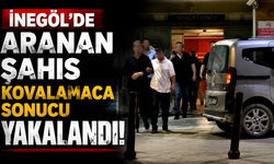 İnegöl’de Aranan Şahıs Kovalamaca Sonucu Yakalandı!