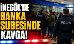 İnegöl’de Banka Şubesinde Kavga: Çok Sayıda Polis Sevk Edildi