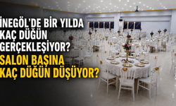İnegöl’de bir yılda kaç düğün gerçekleşiyor? Salon başına kaç düğün düşüyor?