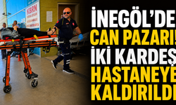 İnegöl’de can pazarı! İki Kardeş Hastaneye Kaldırıldı