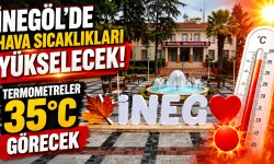 İnegöl’de Hava Sıcaklıkları Yükselecek: Termometreler 35 Dereceyi Görecek
