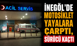 İnegöl'de Motosiklet Yayalara Çarptı, Sürücü Kaçtı