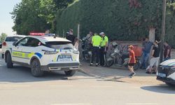 İnegöl’de Otomobil ile Motosiklet Çarpıştı