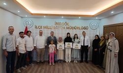 İnegöl’de Siyer-i Nebi Sınavında Dereceye Giren Öğrenciler Ödüllendirildi
