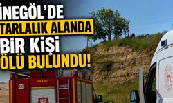 İnegöl’de Tarlalık Alanda Bir Kişi Ölü Bulundu