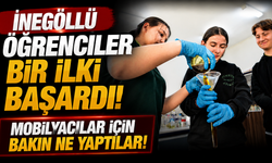 İnegöllü Öğrenciler Bir İlki Başardı! Mobilyacılar İçin Bakın Ne Yaptılar!