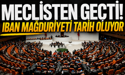 Meclisten geçti! IBAN mağduriyeti tarih oluyor