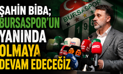 Şahin Biba; Bursaspor'un yanında olmaya devam edeceğiz