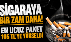 Sigaraya Bir Zam Daha! En Ucuz Paket 105 TL’ye Yükseldi