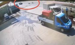 Su birikintisine giren motosiklet sürücüsü, ölümden döndü!