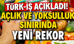 Türk-İş Açıkladı! Açlık ve Yoksulluk Sınırında Yeni Rekor