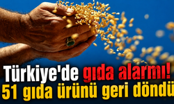 Türkiye'de gıda alarmı! 51 gıda ürünü geri döndü
