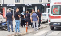 İnegöl'de motosiklet ile bisiklet çarpıştı