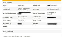 Bakan Gürlek, Kızılay’a 150 bin lira bağışladı