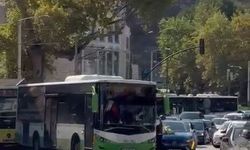 Bursa’da otobüs şoförü düğün konvoyunun önünü kesti