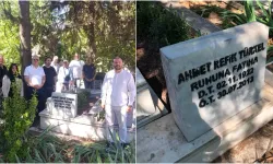Ahmet Türkel vefat yıl dönümünde mezarı başında anıldı