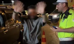 Alkolmetre sonucu temiz çıktı, sürücü sevincini gizleyemedi