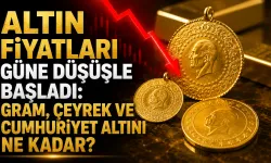 Altın Fiyatları Güne Düşüşle Başladı: Gram, Çeyrek ve Cumhuriyet Altını Ne Kadar?