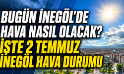 Bugün İnegöl’de hava nasıl olacak? İşte 2 Temmuz İnegöl hava durumu
