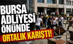 Bursa Adliyesi önünde ortalık karıştı: 3 yaralı, 5 gözaltı