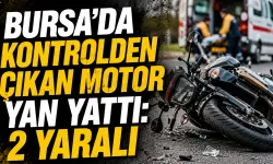 Bursa Gemlik’te motosiklet kazası: 2 kişi yaralandı