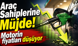 Araç Sahiplerine Müjde! Motorin fiyatları düşüyor