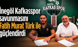 İnegöl Kafkasspor savunmasını Fatih Murat Türk ile güçlendirdi