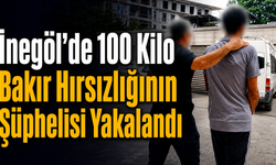 İnegöl’de 100 Kilo Bakır Hırsızlığının Şüphelisi Yakalandı