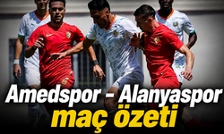 Amedspor - Alanyaspor maç özeti