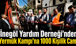 İnegöl Yardım Derneği’nden Yermük Kampı’na 1000 Kişilik Cami