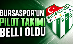 Bursaspor pilot takımını açıkladı