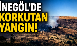 İnegöl'de korkutan yangın!