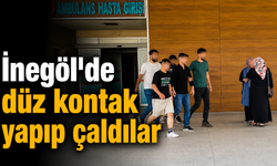 İnegöl'de düz kontak yapıp çaldılar