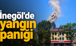 İnegöl'de yangın paniği