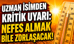 Ejderha sıcakları kapıda! Uzman isimden kritik uyarı: Nefes almak bile zorlaşacak