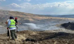 Ankara’da Arazi Yangını Büyümeden Söndürüldü