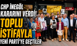 CHP İnegöl kararını verdi! Toplu istifayla YENİ Parti’ye geçtiler