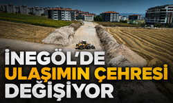 İnegöl’de 4 mahalleye 18 kilometrelik yeni yol! 8 kilometresi tamamlandı