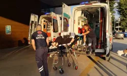 İnegöl’de motosikletli sürücü yola savruldu
