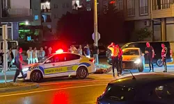 İnegöl’de otomobil polis aracına arkadan çarptı