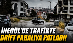 İnegöl'de trafikte drift pahalıya patladı!