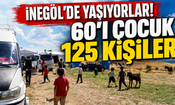 İnegöl'de Yaşıyorlar! 60'ı Çocuk 125 Kişiler