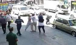 Kaza sonrası çıkan kavgada ortalık savaş alanına döndü