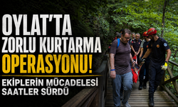 Oylat’ta Zorlu Kurtarma Operasyonu! Ekiplerin Mücadelesi Saatler Sürdü