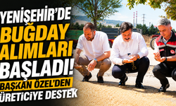 Yenişehir’de Buğday Alımları Başladı! Başkan Özel’den Üreticiye Destek