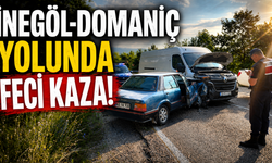 İnegöl-Domaniç Yolunda Feci Kaza!