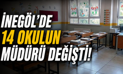 İnegöl’de 14 okulun müdürü değişti!